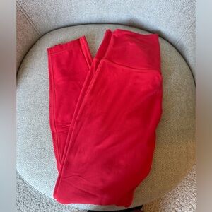 Lululemon Athletica Red Leggings